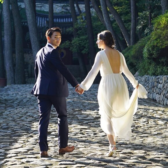 Houghton NYC Designer Wedding Dress - Picture 2 of 5